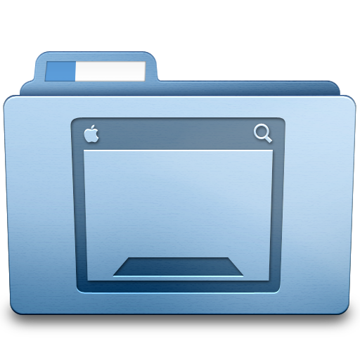 Blue Desktop Icon 512x512 png